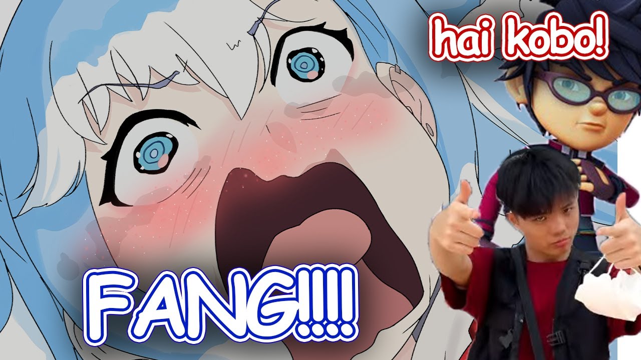 Momen Kobo salting brutal main sama voice actor fang di boboiboy [ Kobo Kanaeru ]