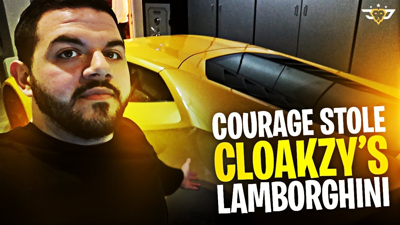 COURAGE STOLE CLOAKZY/TFUE’S LAMBORGHINI?! MY FIRST VLOG?!