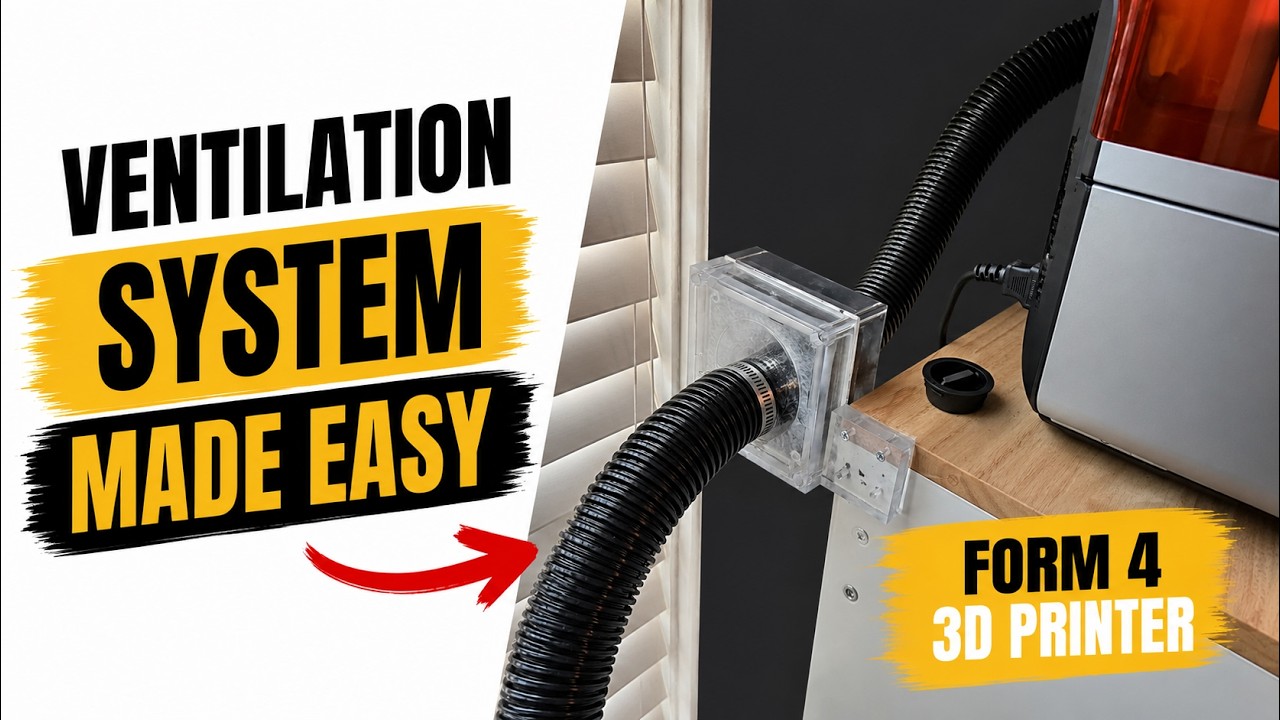 Custom Ventilation System ( Form4 3D Printer )