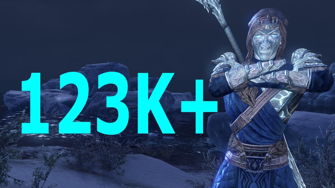 The Elder Scrolls Online | Update 44 | Frost Warden 123k+ parse