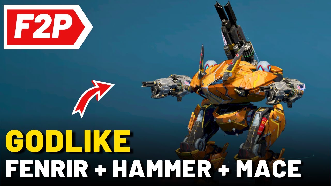 Fenrir Hammer Mace - War Robots Free to Play Gameplay (No Commentary) WR F2P