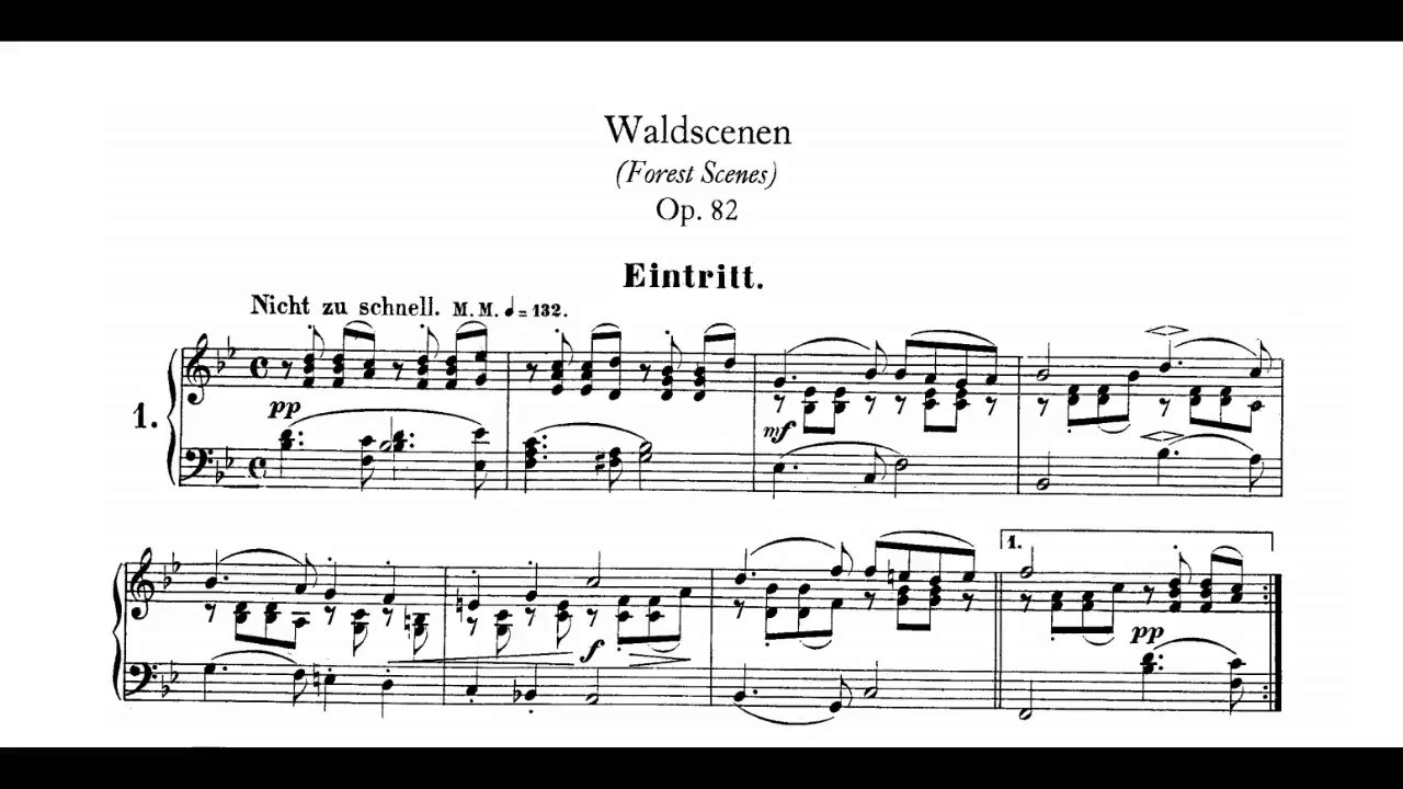 Schumann: Waldszenen Op.82 [Jan Vermeulen] (Fortepiano)