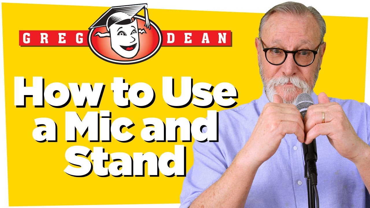 🎤How to Use a  Microphone - Greg Dean Classees #gregdeancomedy #beststandupcomedyclasses #comedians