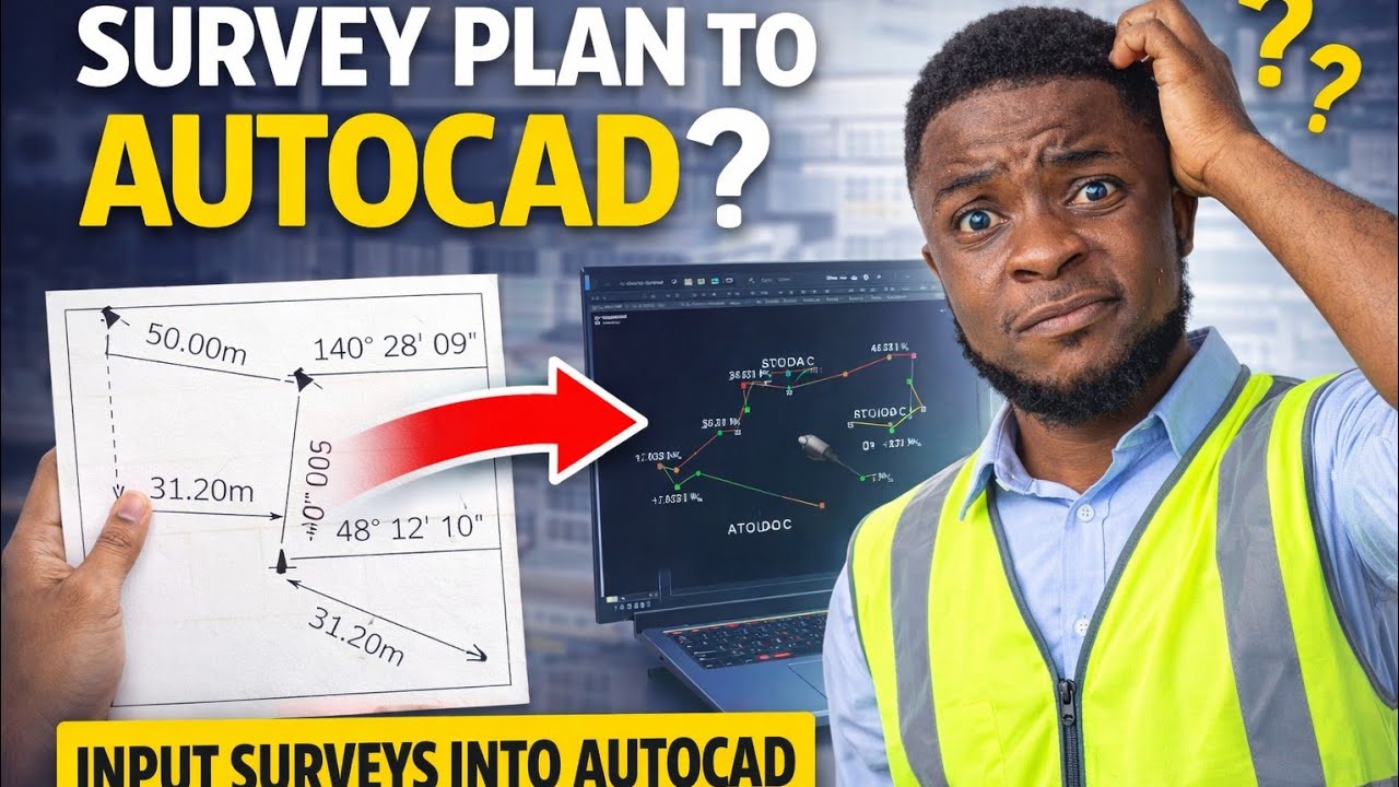 Введите координаты съемки в AutoCAD (шаг не пропущен!)