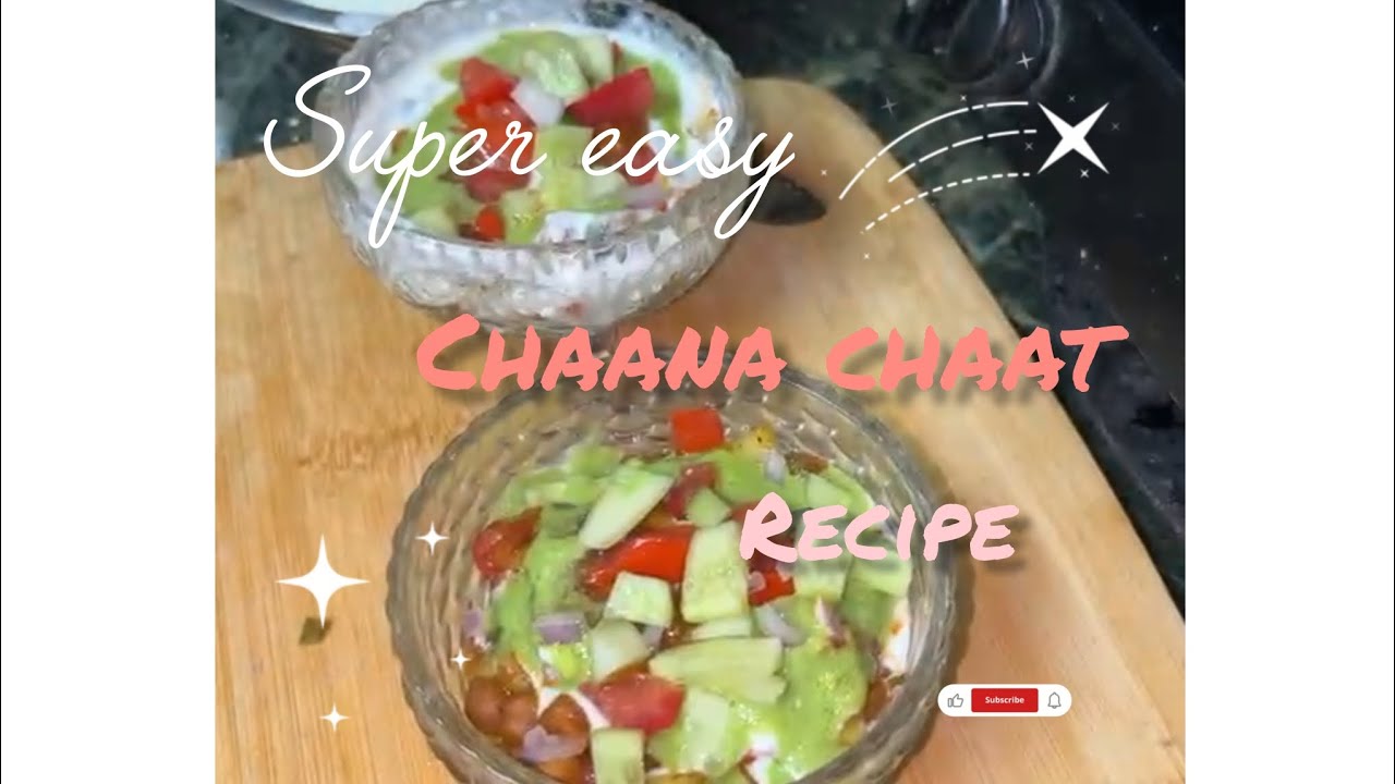 Super easy chana chaat masala recipe 🤤