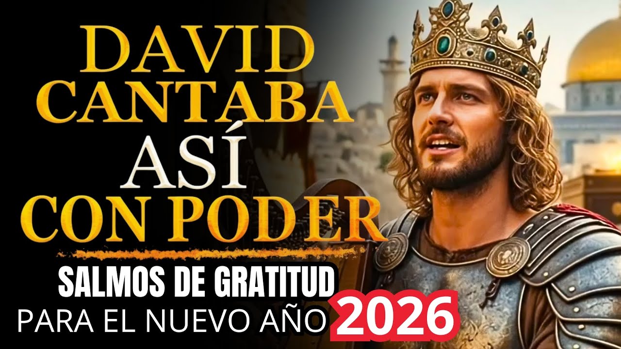 SALMOS DE GRATITUD A DIOS POR EL AÑO 2026 | Salmos que David Cantaba Con Poder #salmos