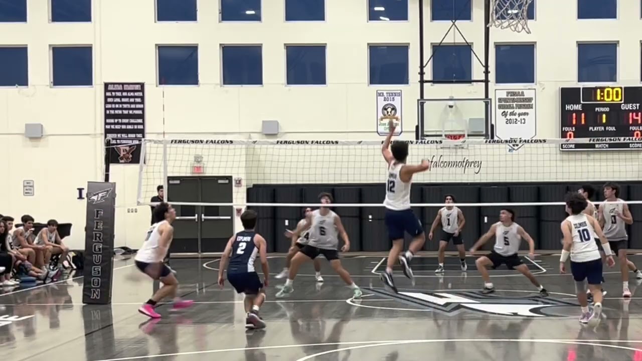 Ignacio Brito junior year highschool volleyball highlights