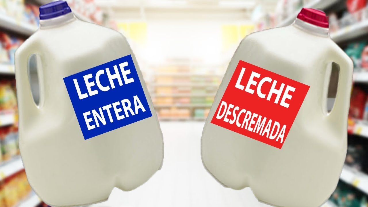 😫 Leche ENTERA o DESCREMADA 🥛  || &iquest;Cu&aacute;l es MEJOR?  (No, no es la que piensas)