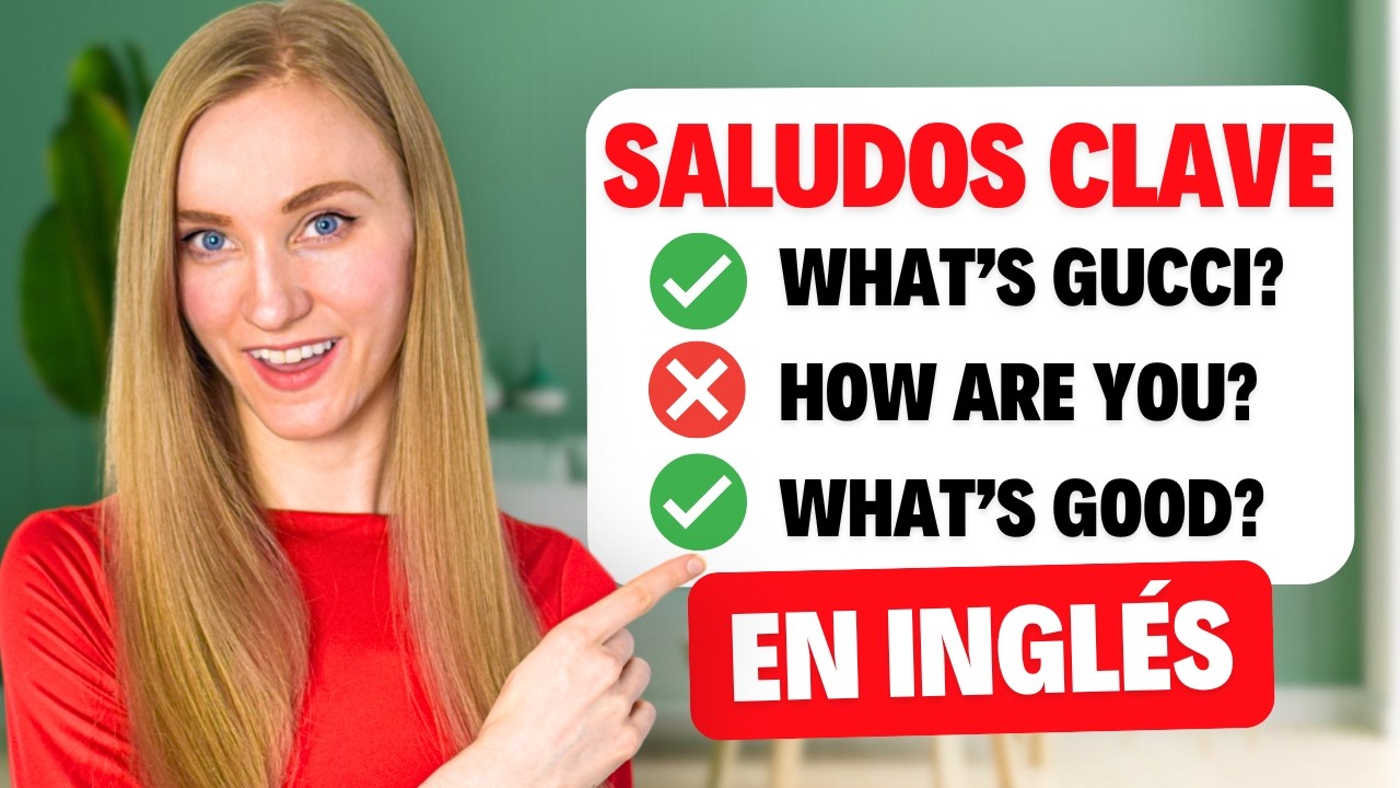 Saludos ESENCIALES en inglés | Saluda como un nativo