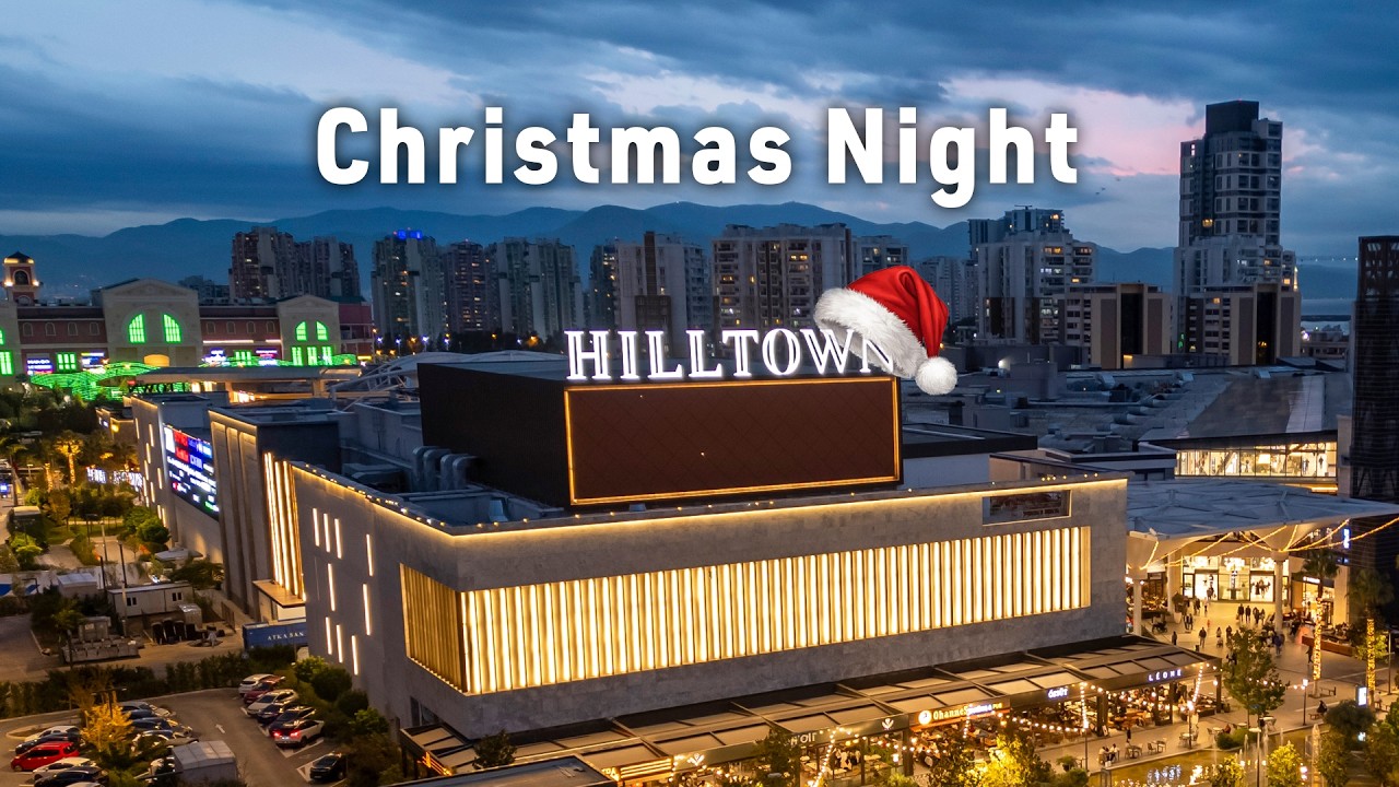 Izmir Christmas Nights 🇹🇷 | Hilltown AVM & Karşıyaka Evening Walk