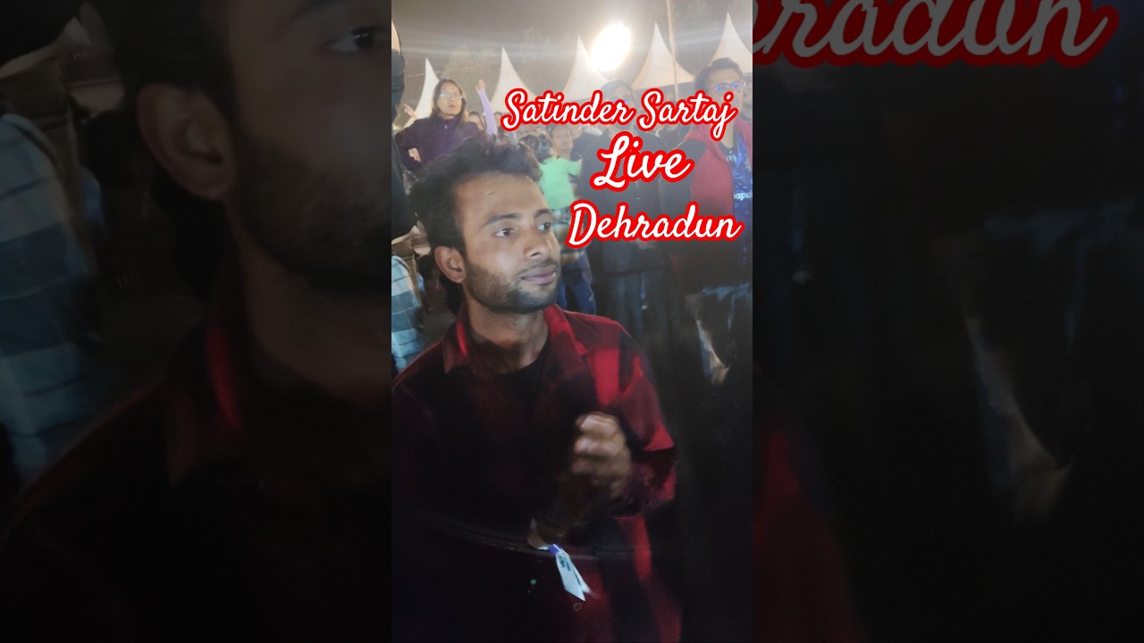 Satinder Sartaj Song Shorts | Live Dehradun #punjabisong #dehradunevents #itiomg