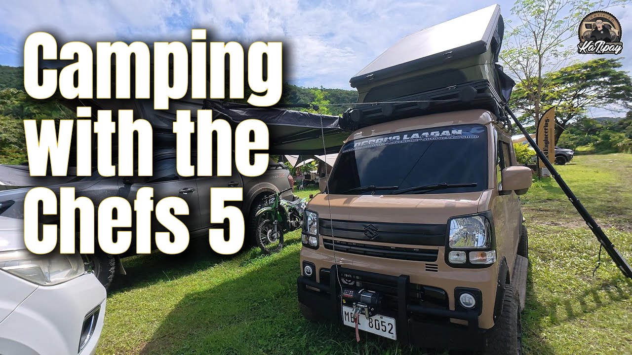 CAMPING WITH THE CHEFS PART 5 WITH TEKPU MINIVAN CAMPER