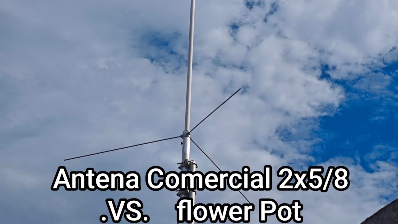 Mais uma Comparação VHF Antena Comercial & Flower Pot. Não dá pra Entender !! O TESTE IMPRESSIONOU. 