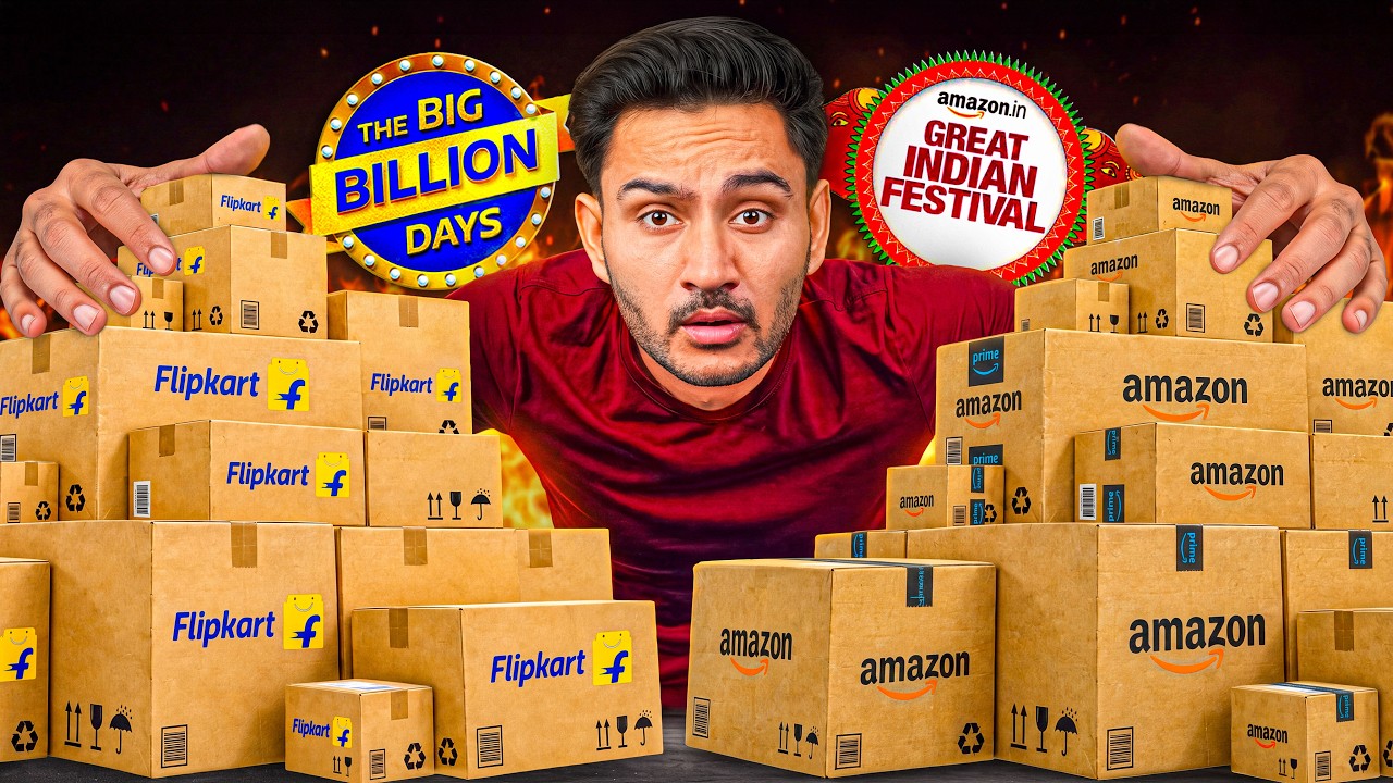 I Spent ₹3 Lakh on Flipkart & Amazon Sale - Got Broken TV! 🤯