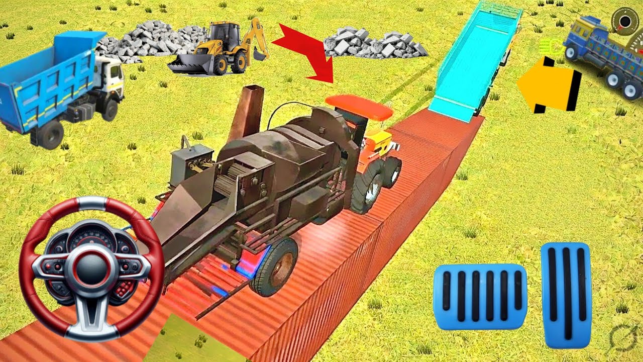 😱Heavy Loading Challenge🔥 Truck Mein pajero + DJ Setup | Ultimate Gaming Fun 🤣 #dj #tractor