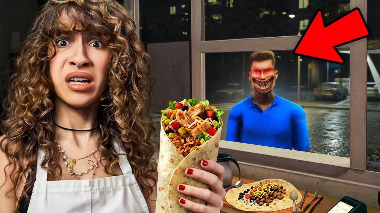 VENDIENDO COMIDA EN UN KIOSKO A LAS 3AM..😰| Roblox Shawarma 