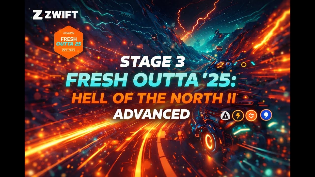 Zwift: Stage 3-  Fresh Outta 25' Hell Of The North | Advanced A|
