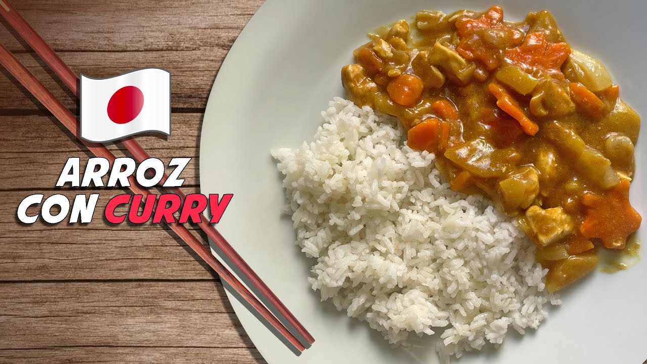 COMO HACER ARROZ CON CURRY Y POLLO JAPONÉS RECETA FÁCIL Y MUY RÁPIDA DE PREPARAR 🔴