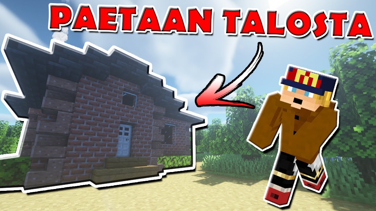 PAETAAN talosta | Pelataan Custom Map | Minecraft Suomi