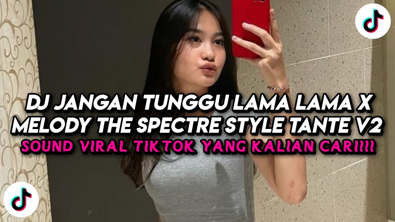 DJ JANGAN TUNGGU LAMA LAMA X MELODY THE SPECTRE YANG LAGI VIRAL STYLE TANTE V2 KHARIS SOPAN 