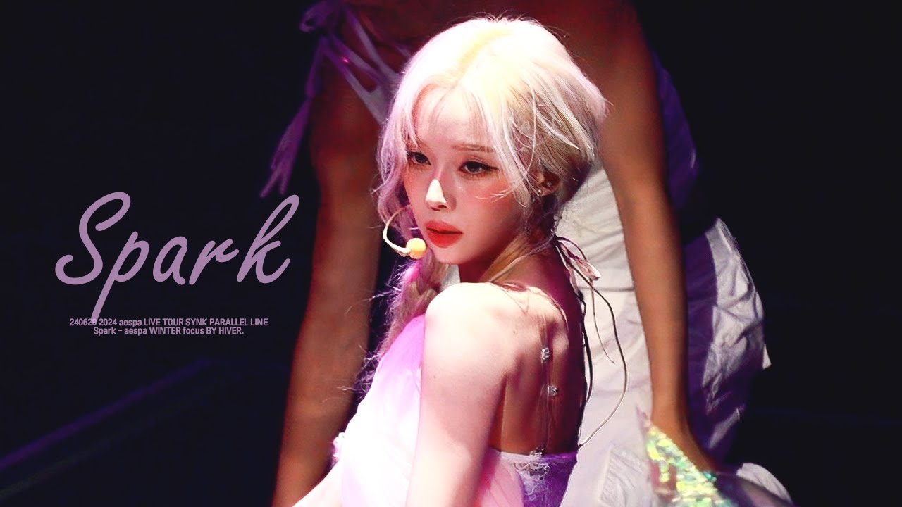 240629 에스파 aespa 윈터 winter SYNK PARALLEL LINE - Spark 직캠 fancam