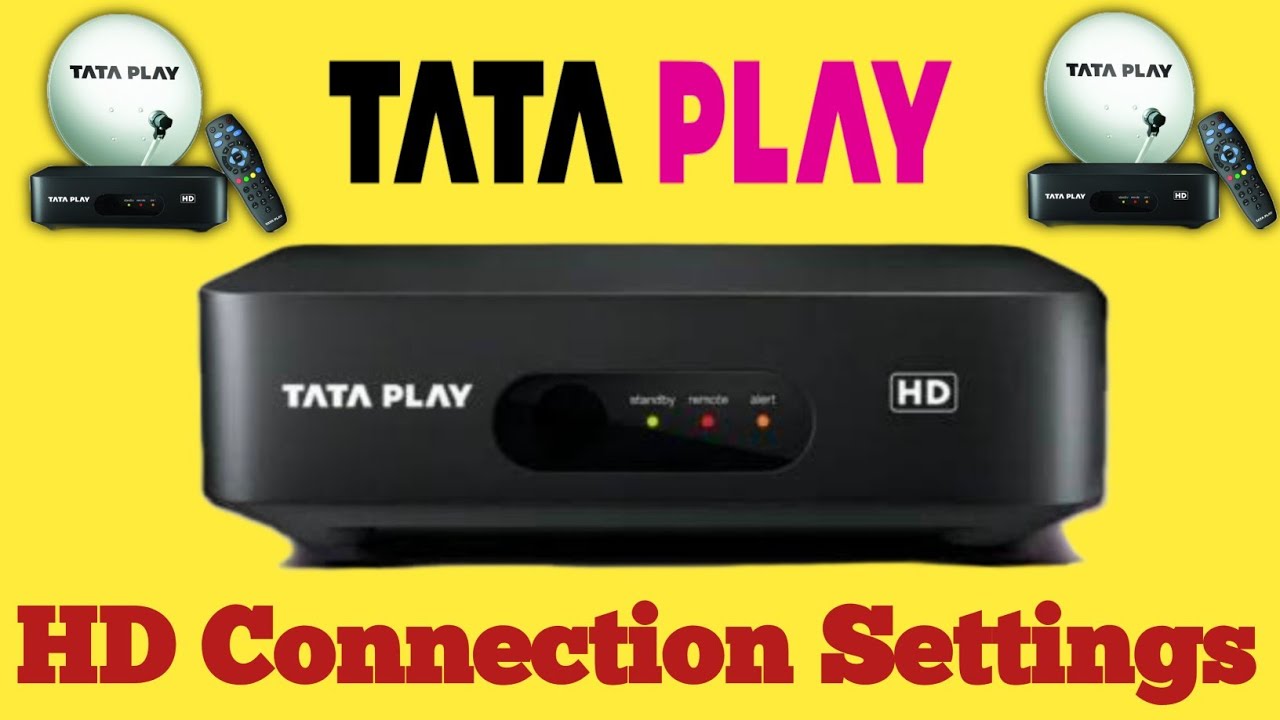 Tata Play HD Set Top Box Connection Settings ll 📡📡 Tata Play HD Set Top Box Ka Connection Settings