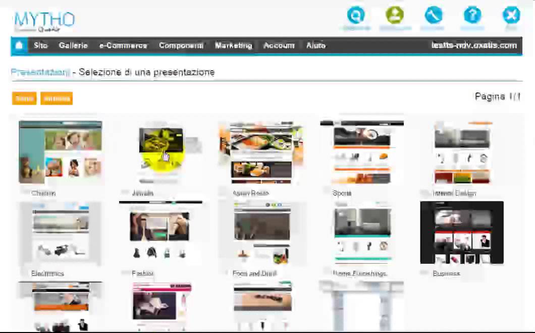 Aggiungere una presentazione personalizzata - Piattaforma MYTHO