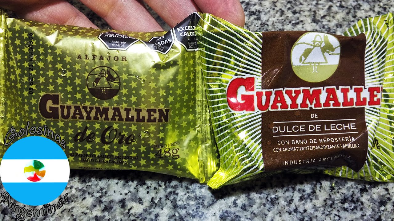 Guaymallen De Oro 60% Cacao y Clásico Alfajor Negro Chocolate - Alfajores Guaymallén