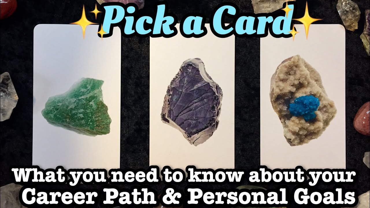 PICK A CARD ⭐️ GUIDANCE ABOUT YOUR CAREER PATH & PERSONAL GOALS!