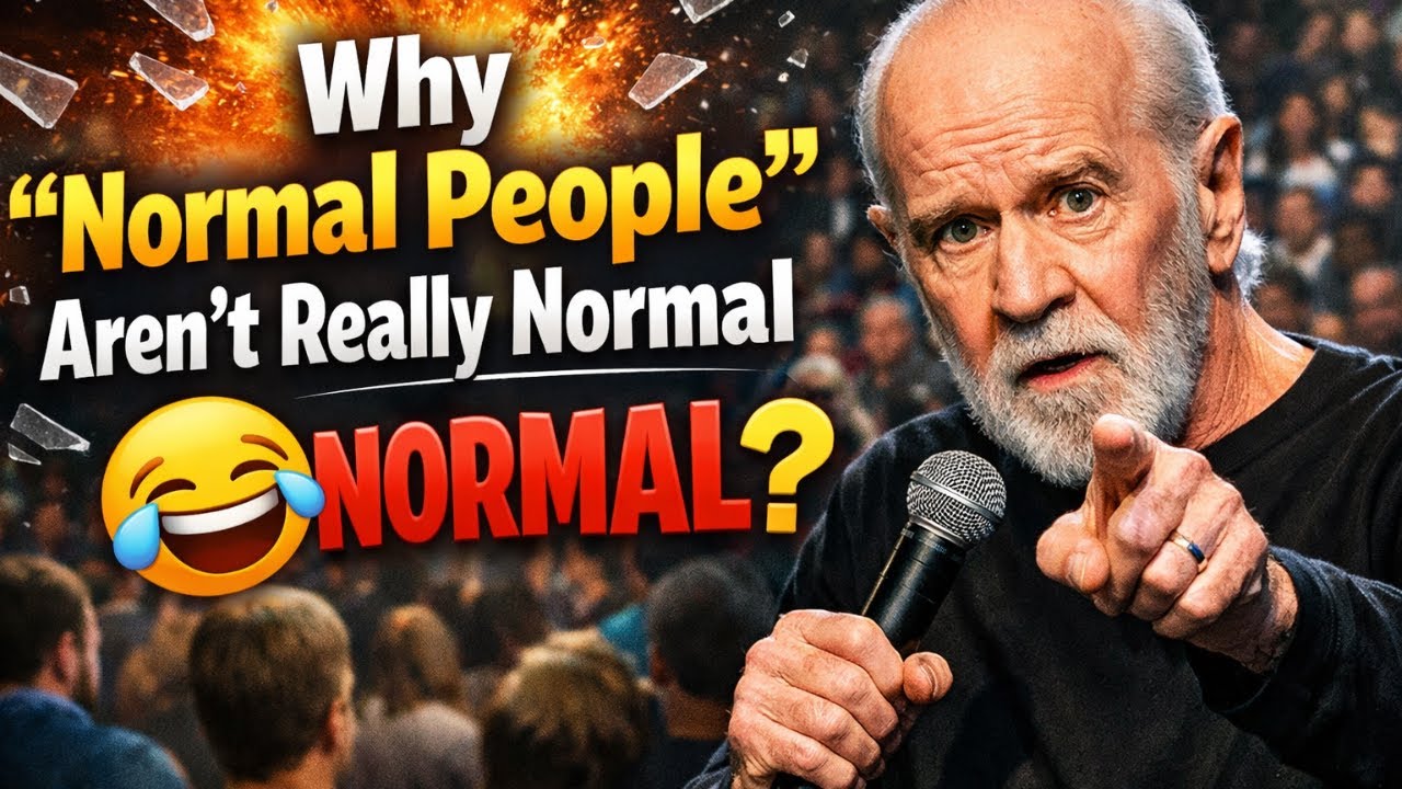 George Carlin on Why “Normal People” Aren’t Really Normal 🤣