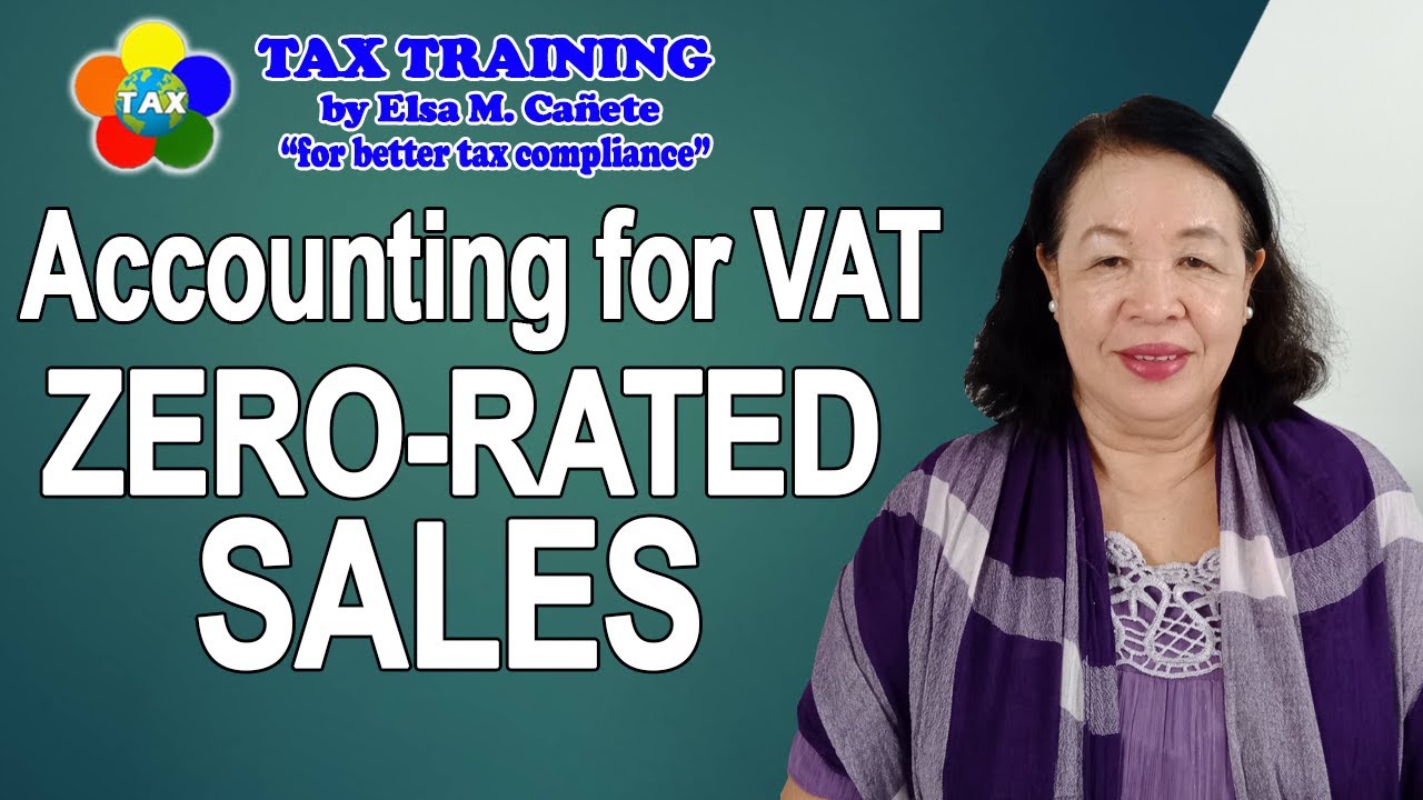 Accounting for VAT Zero Rated Sales