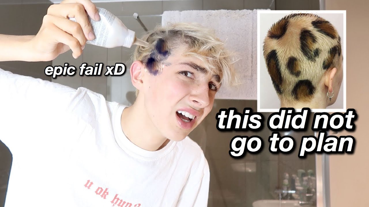 Dyeing My Hair Leopard Print (big yikes)