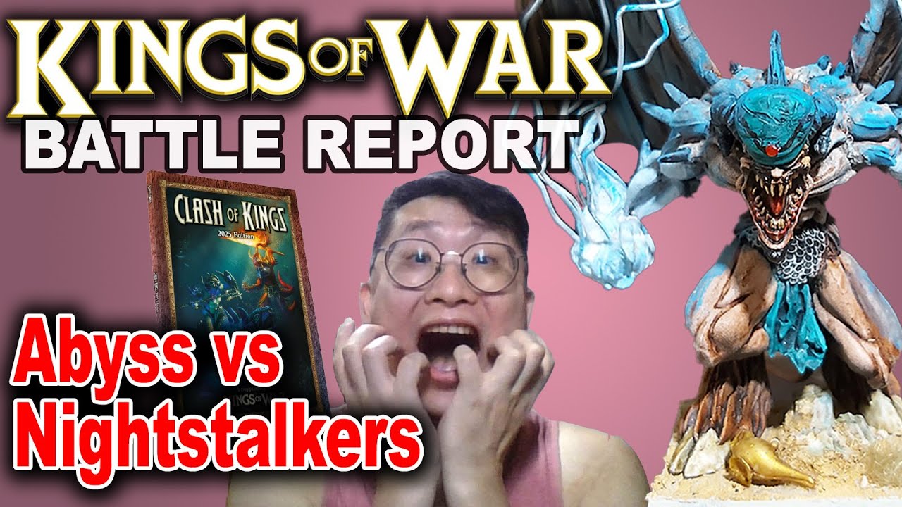Kings of War Abyss v Nightstalkers Battle Report - 2300pt Mantic 3.5 Ed CoK 2025 KOW 079