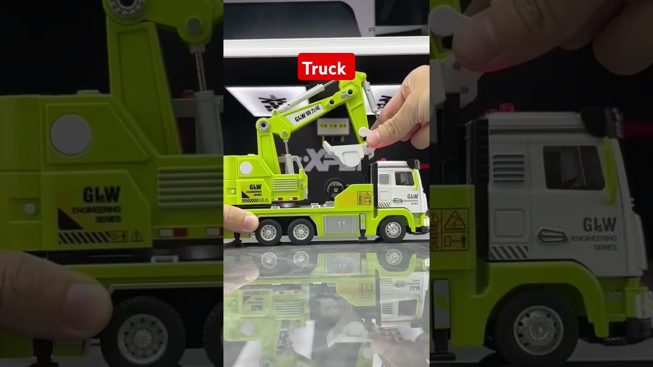 1/55 GLW ENGINEERING series excavator machine jcb toy truck #jcb #jcbvideo #jcbvideos #truck #short