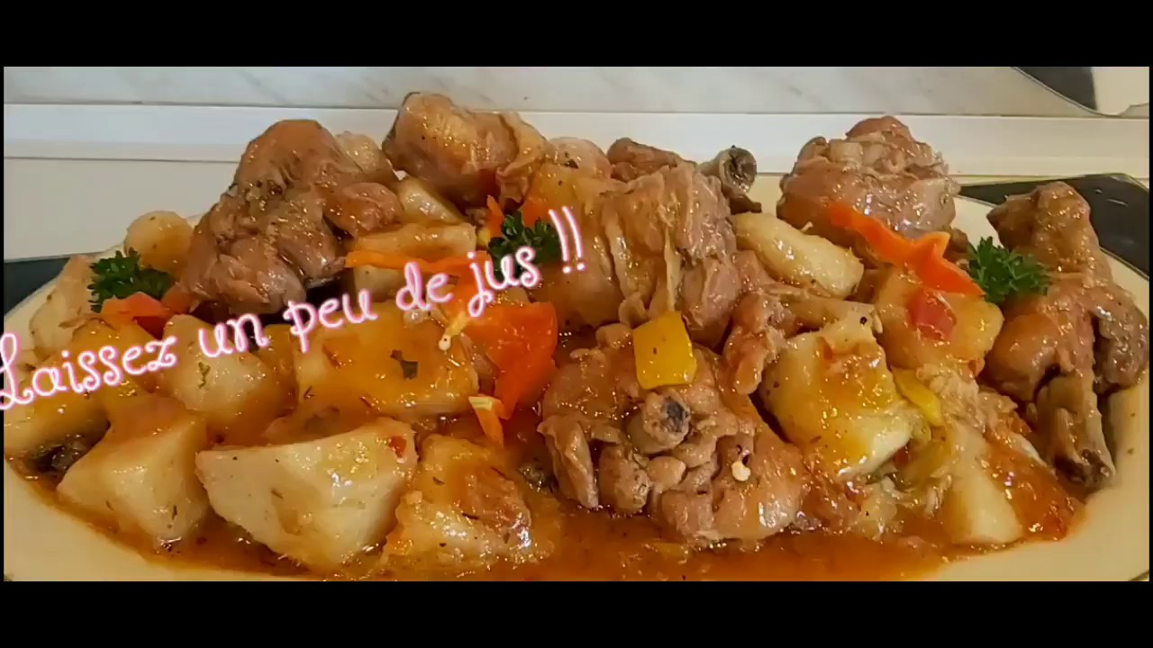 Ragoût d'igname au pilons de poulets