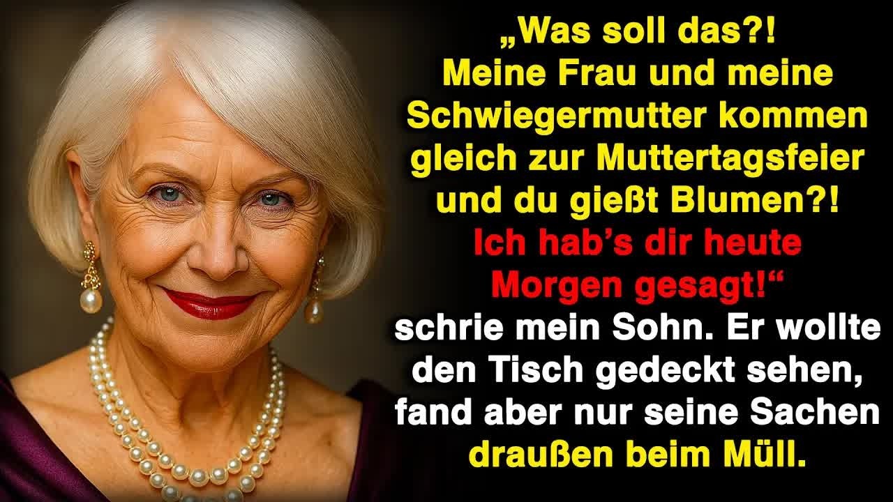 „Meine Frau kommt gleich – und du gießt Blumen？!“ Beim Essen fand er seine Sachen vor der Tür
