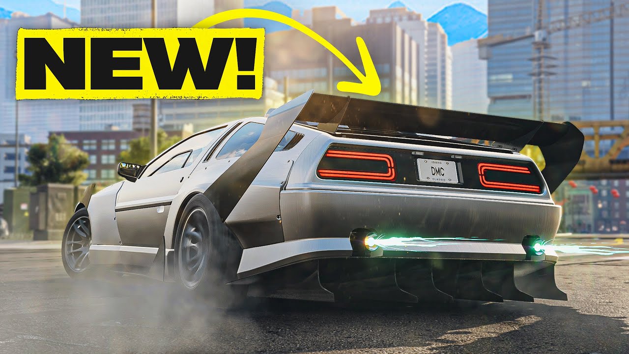 NEW DMC DeLorean Customization in Need for Speed Unbound!