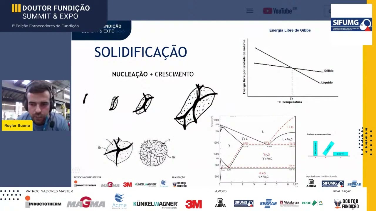 Desvendando o Grau de Nucleação dos Ferros Fundidos: Eliminação Rechupes e Carbonetos  Reyler Bueno