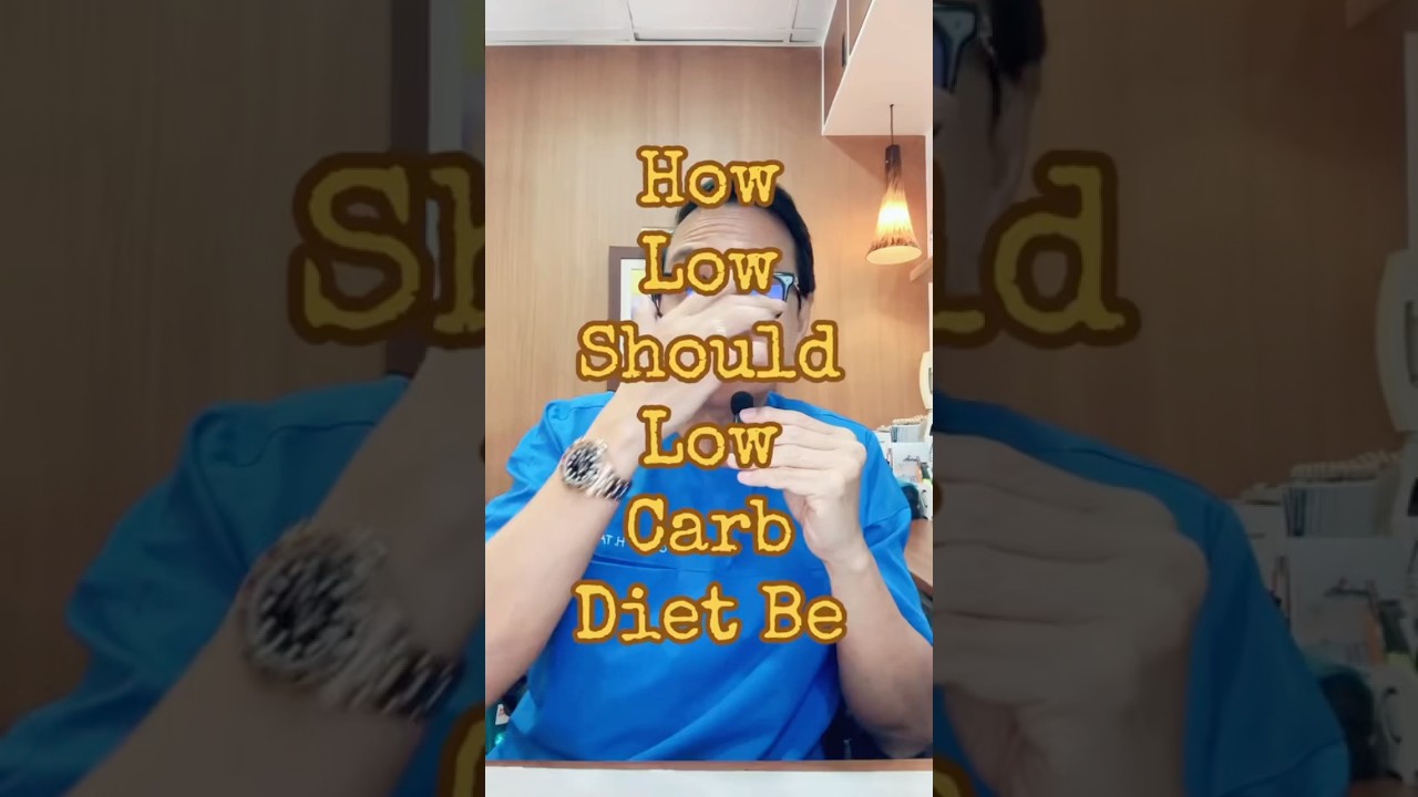 How Low Should Low Carb Diet Be #lowcarb #diabetes #weightloss #docgerrytan #endocrinologist