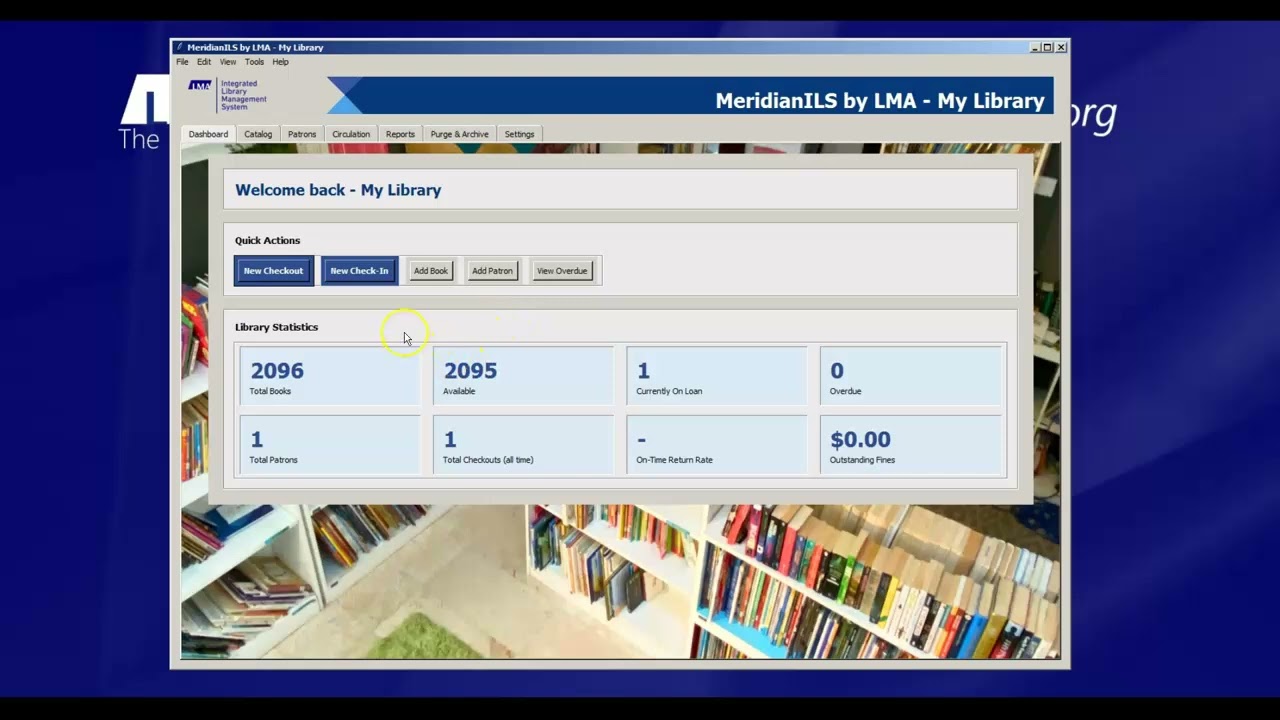 How to use the Meridian / Lexiconic Integrated Library System (ILS)