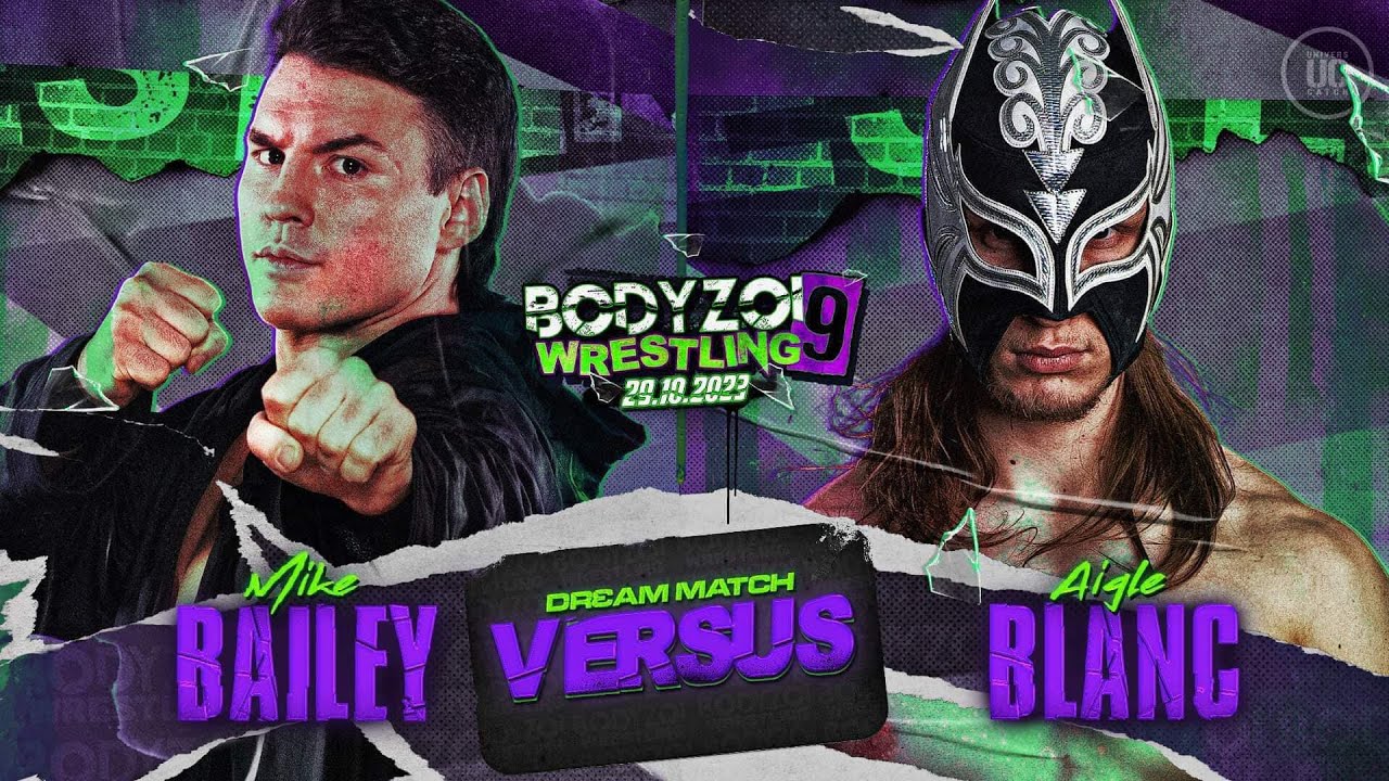 [FULL MATCH] MIKE BAILEY vs AIGLE BLANC - BZW 9 (Dream Match)