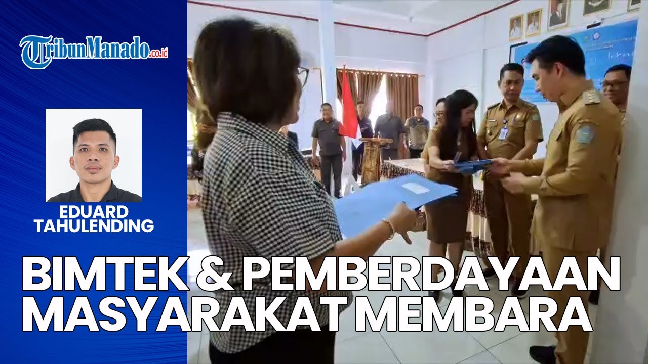 Bupati Sangihe Michael Thungari Hadir Dalam Kegiatan Bimbingan Teknis dan Pemberdayaan Masyarakat