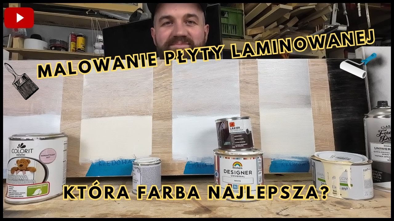 Jak Pomalować Płytę Laminowaną? Test Pięciu Farb! @Mojsiek