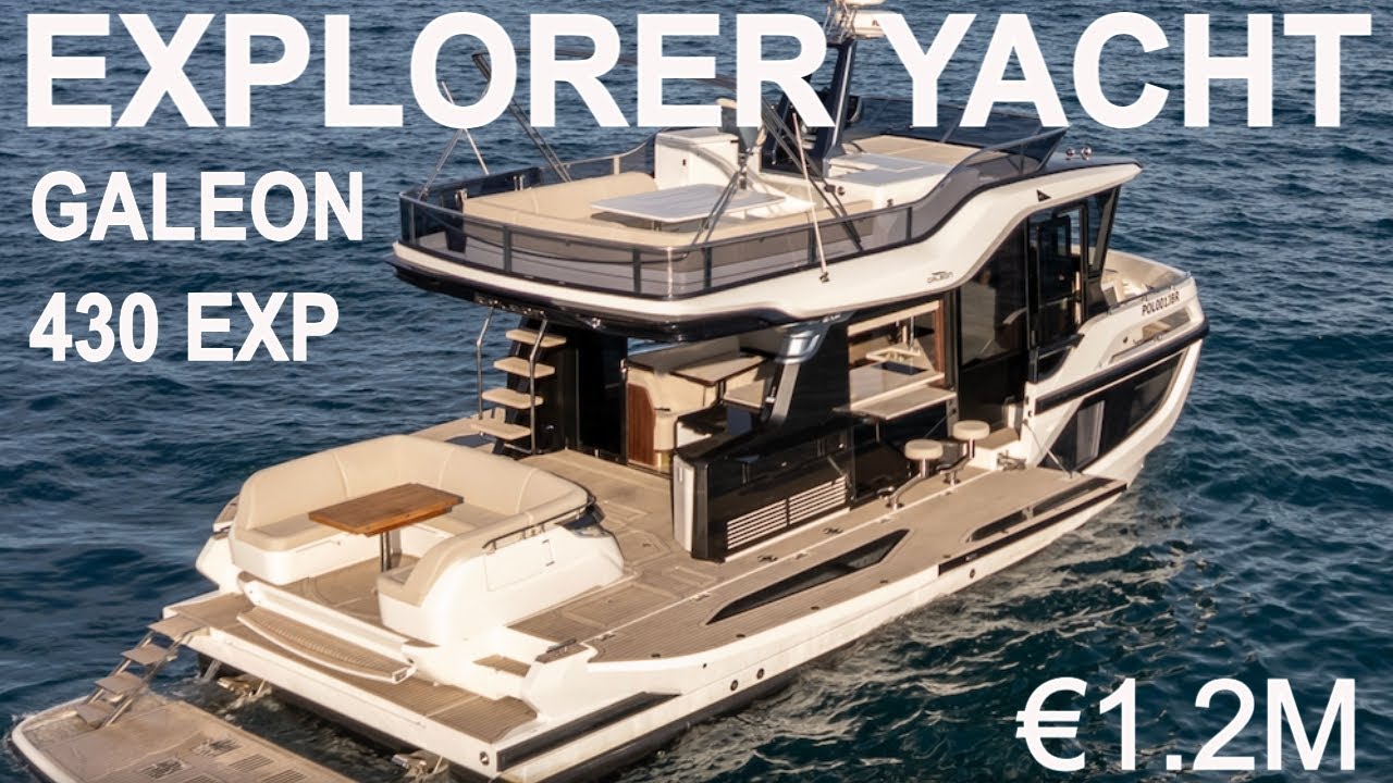 Galeon 430 EXP переосмыслил концепцию EXPLORER YACHT