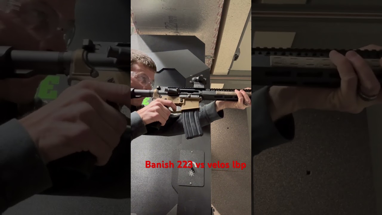 Banish 223 vs velos lbp. gas blowback comparison  #silencerco  #silencercentral #suppressor