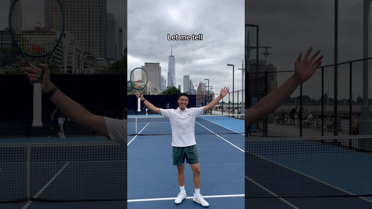 I played at the best tennis courts in NYC 🎾🇺🇸 #tennis #tennispassion