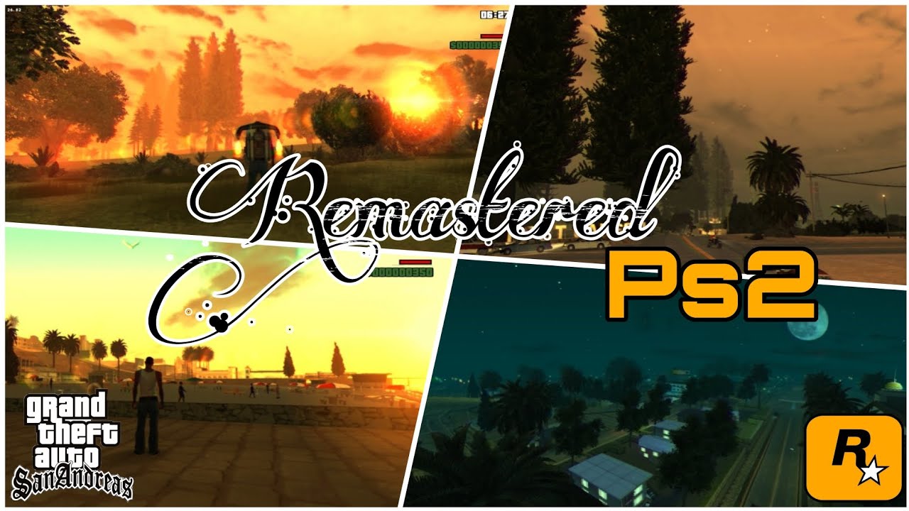 SHARE‼️GTA SA PS2 REMASTERED LITE