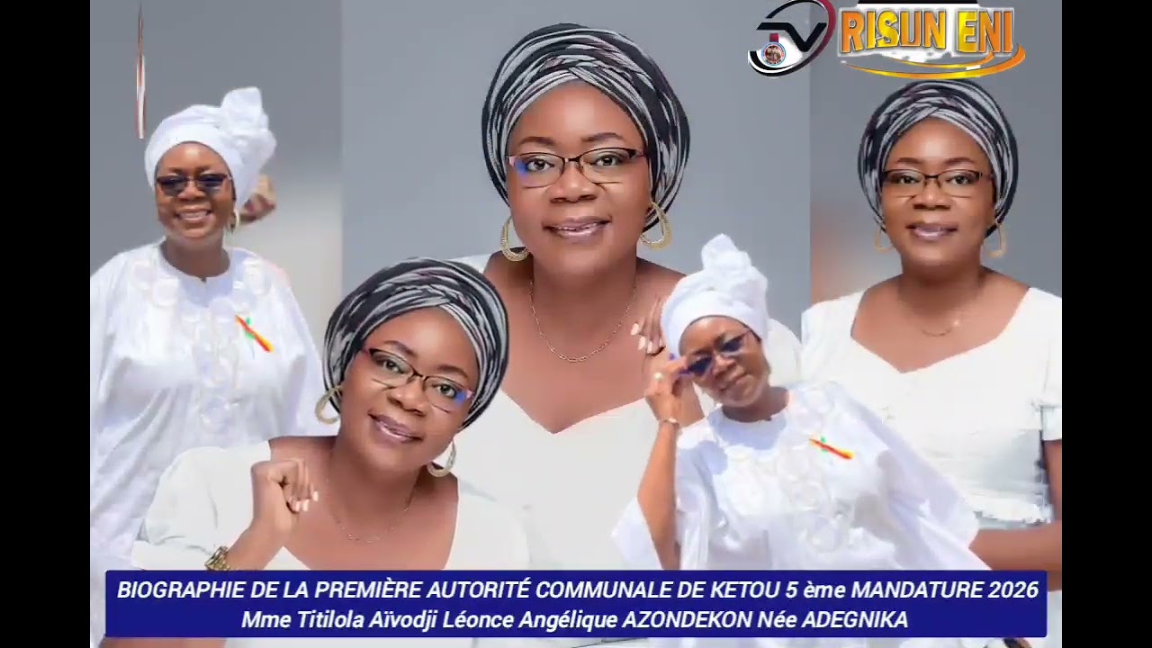 BIOGRAPHIE DE TITILOLA AÏVODJI LÉONCE ANGÉLIQUE AZONDEKON NÉE ADEGNIKA