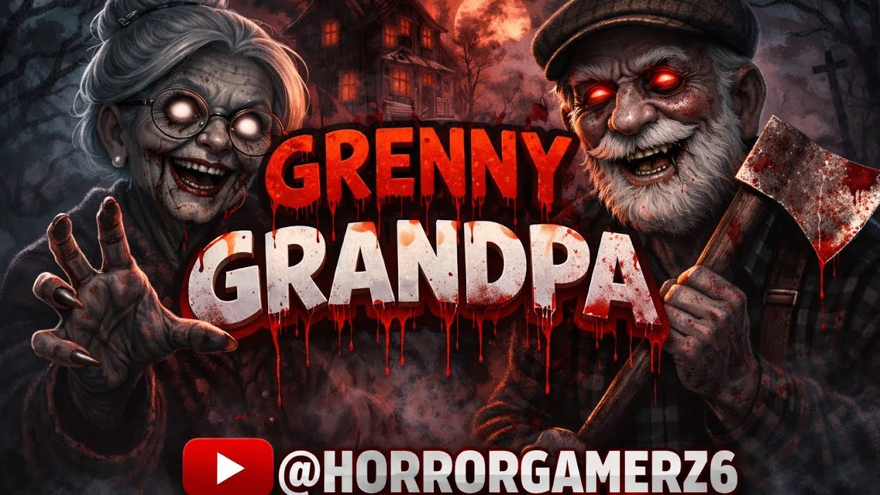 GRENNY and GRANDPA 😱 || Full gameplay 😲|| horror game 🤯 #horror #viral 