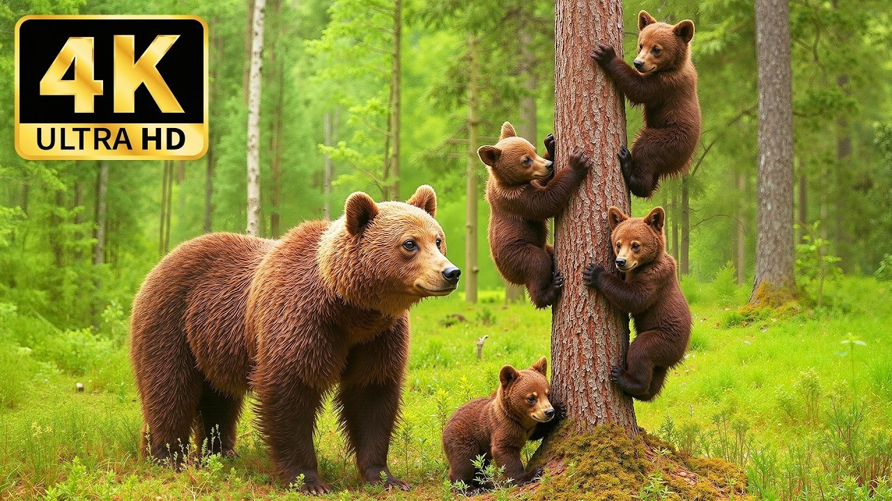 Wild Amazon 4k: Animals Call the Jungle Home | Relaxing Movie About the Animal World